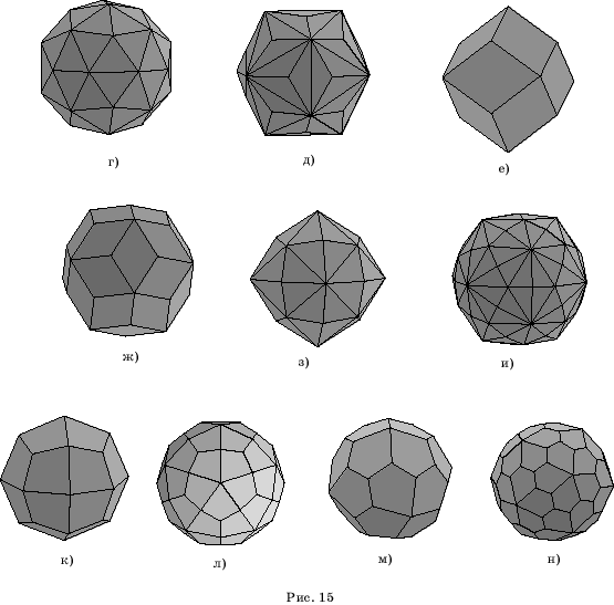 Полуправильные многогранники картинки