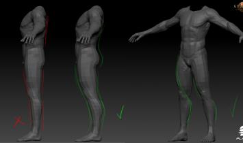 3D-modellering av en person