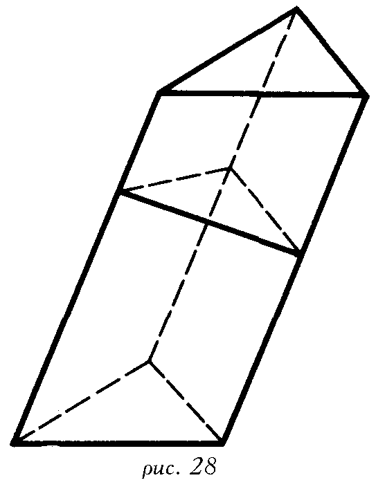 Трехгранная призма рисунок